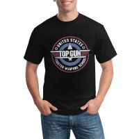 Fashionable Tshirt Top Gun Movie Fighter Weapon School Maverick New Navy Heather Cheap Sale Mens Daily Wear