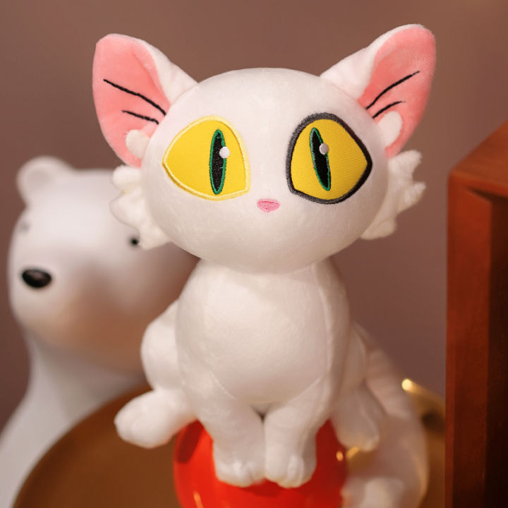 2ชิ้น-suzume-ไม่มี-tojimari-ญี่ปุ่นอะนิเมะรูปตุ๊กตาของเล่นตุ๊กตาสีขาวสีดำแมวนั่งคอสเพลย์องค์ประกอบการ์ตูน-plushie-peluche-ของขวัญ