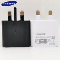 สายเคเบิล PD Samsung 25W เร็วสุดๆที่ชาร์จปลั๊กในสหราชอาณาจักรอังกฤษอะแดปเตอร์เครื่องชาร์จ20CM/1/1.5/2/3M PD สำหรับ Galaxy S20 S21 S22 Note 20 Ultra 10 Plus