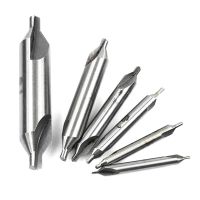 1/5pcs HSS Combined Center Drills Countersinks 60 Degree Angle Bit Set Tool Metric 1.0mm 1.5mm 2.0mm 2.5mm 3mm 5mm