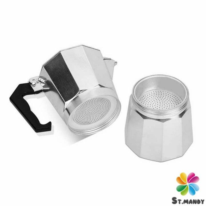 หม้อต้มกาแฟแบบแรงดัน-หม้ออลูมิเนียมเอสเพรสโซ่-กาต้มกาแฟสด-aluminum-espresso-pot