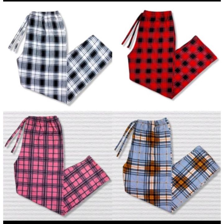 CHECKERED PAJAMA WITH BELL AND 2 SIDE POCKET,FIT MEDIUM TO XXL ASSORTED ...