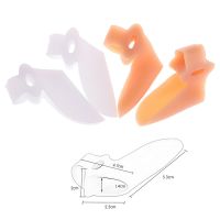 ℗✤☇ 2Pcs/pair Silicone Gel Foot Fingers Two Hole Toe Separator Thumb Valgus Protector Bunion Adjuster Hallux Valgus Guard Feet Care