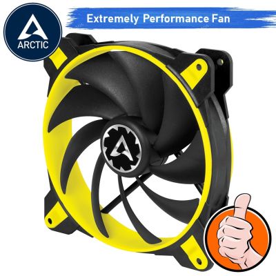 [CoolBlasterThai] ARCTIC PC Fan Case BioniX F140 Yellow Gaming Fan with PWM PST (size 140 mm.) ประกัน 10 ปี