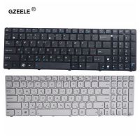 GZEELE สำหรับ ASUS G73Sw G73Jw K52D K52DR K52DY K52JK K52JR K52JT K52JU K52JV K53SV RU เค้าโครงแป้นพิมพ์แล็ปท็อปรัสเซียแทนที่