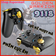 Tay cầm chơi game IPEGA 9118 Golden Warrior Mạ vàng 24K