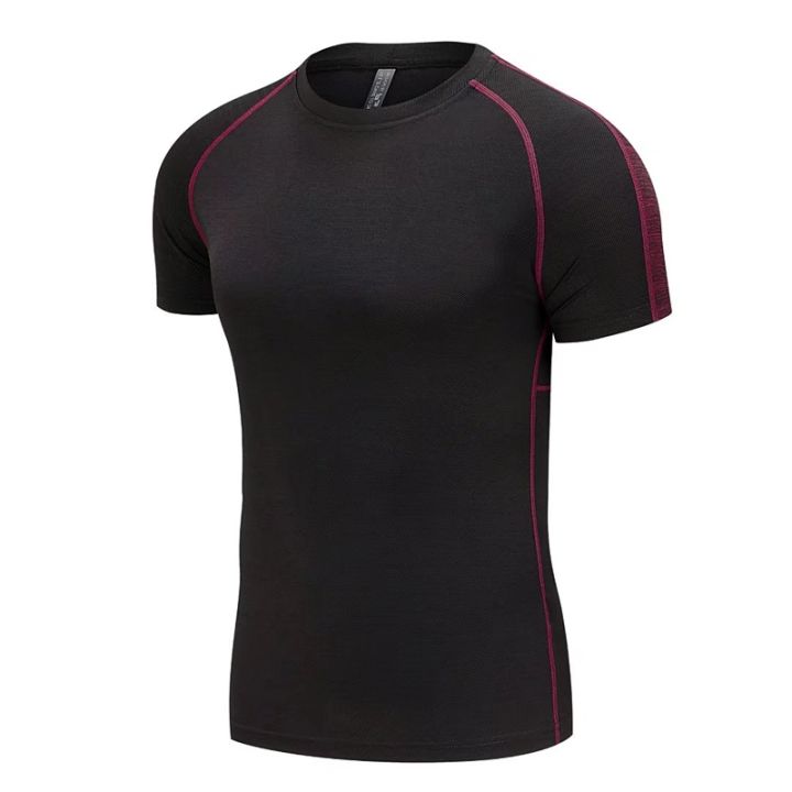 men-running-t-shirt-gym-fitness-compression-tight-clothes-sports-football-basketball-cycling-quick-dry-tshirt
