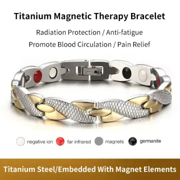 MAGNETIC BRACELET BLOOD CIRCULATION ENHANCER  Based on Magnet Therapy