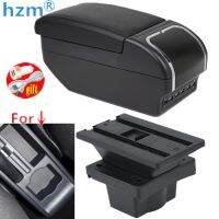 hot【DT】 Armrest box Skoda Yeti Octavia A5 MK2 layer heighten central Store content storage ashtray USB Charging