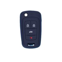 ✷❦ 4 Buttons Silicone Remote Car Key Case Cover For Chevrolet Equinox Camaro AVEO Impala