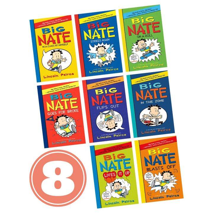 Big Nate Chapter Books 8 Pcs (no Box) 