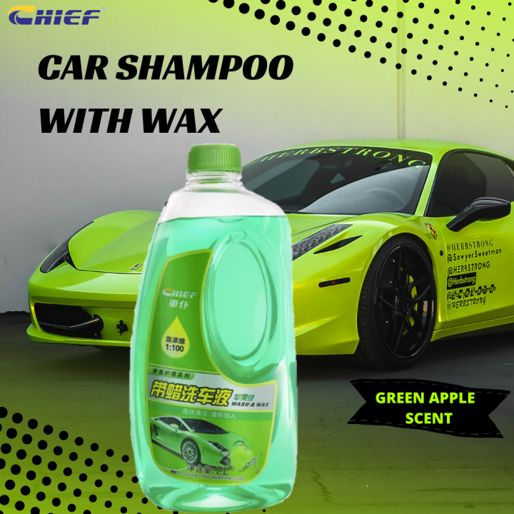 Chief Car Shampoo with Wax Ultra Shine&Glossy Hydrophobic Waterproof 2
