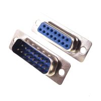 【CW】 Pcs D sub 15 Pin Row Male Female Plug Receptacle Type Solder Wire Insulator