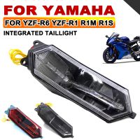 ☍สัญญาณไฟเลี้ยวเบรคท้ายไฟท้ายแบบรวม Led สำหรับยามาฮ่า YZF R1 M R1 S R6 R1M R1S RN32 2015 -2023 2017 2018 2019 2020