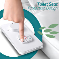 Samodra Bidet Toilet Seat Attachment Ultra-Thin Non-Electric Dual Nozzles Frontal &amp; Rear Wash For Bathroom Toilet Bidet Sprayer