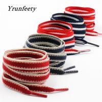 2022 New 1CM Wide Shoe Laces Red White Blue Mixed Color Shoelaces Men Women Colorful Sports Shoelace Casual Shoes Lace 12 Colors