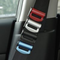 【CC】☾┇☄  2pcs Car Belts Safety Adjustable Stopper Buckle Plastic Clip Interior Accessories Car-styling