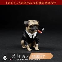 hot seller 1/6 soldier pug dog cigar ASTOYS AS032 D black man props