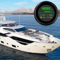 Homyl เครื่องวัดความเร็ว GPS จอแสดงผล LCD ดิจิตอล,สำหรับ Yachts ใช้ในรถยนต์รถแทรกเตอร์ C