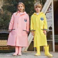 Kids Thickened Rain Coat Outdoor Waterproof Raincoat Children Windproof Poncho Boys Girls Winter Student Rainwear