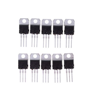 UNI ZHANTONG Heuv 10 ชิ้น IC L7812CV L7812 TO-220 12 โวลต์ควบคุมแรงดันไฟฟ้า