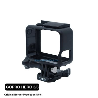 เคสป้องกันขอบแท้สำหรับ Gopro Hero 5/6กล้องแอ็กชันสีดำ