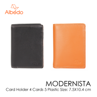 กระเป๋าใส่บัตร/ที่ใส่บัตร/ซองใส่บัตร ALBEDO CARD HOLDER 4 CARD 5 PLASTIE SLOT รุ่น MODERNISTA - MO01799/MO01774