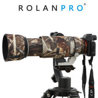 ROLANPRO อุปกรณ์ป้องกันเลนส์กันน้ำสำหรับ Sony FE 100-400มม. F4.5-5.6 GM OSS ที่บังฝน