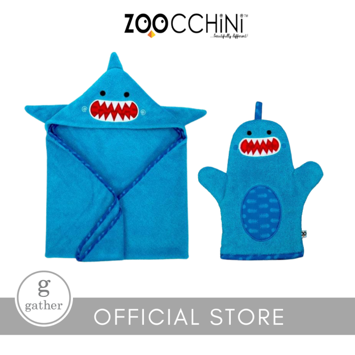Zoocchini Sherman The Shark Hooded Towel