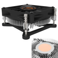 1U Server CPU Cooler พัดลมระบายความร้อนทองแดง + หม้อน้ำอลูมิเนียมสำหรับ Intel LGA 1150 1151 1155 1156-cyhato115