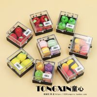 Cute Simulation Mini Play House Supermarket Food And Play Simulation Fruit Sushi Jam Boxed Model Ornament Small Toy 【OCT】