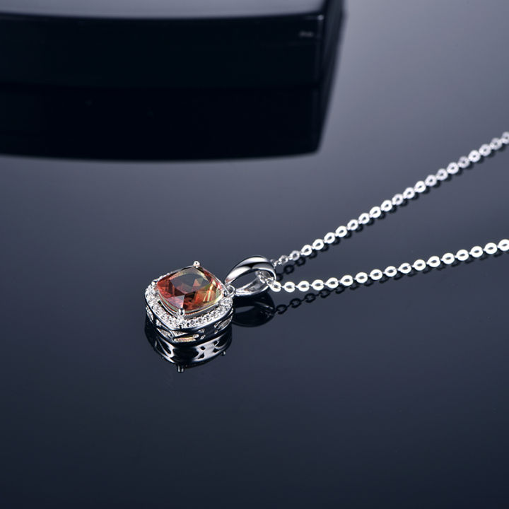 tkj-tourmaline-necklace-pendant-necklace-silver-chain-cushion-cut-tourmaline-personalized-jewelry
