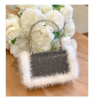 【YD】 XIYUAN l Top-Handle Totes Gold/Silver Color Handbag Metal Clutches Evening Purses Wedding Bridal Handbags