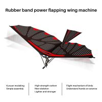 Carbon Fiber Model Aircraft Assembly Flapping Wing Aircraft Diy Model Aircraft Pterosaur Rubber Band Aircraft