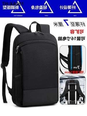 ◙♨ กระเป๋าเป้สะพายหลังคอมพิวเตอร์แบบพกพา 14 นิ้วเหมาะสำหรับ Huawei MateBook Xiaoxin Pro15.6 นิ้ว 16 HP HP 66Air กระเป๋าเป้สะพายหลังป้องกันการตกหล่นและลดน้ำหนักข้าวฟ่างกระเป๋านักเรียนนักเรียนบางเฉียบ