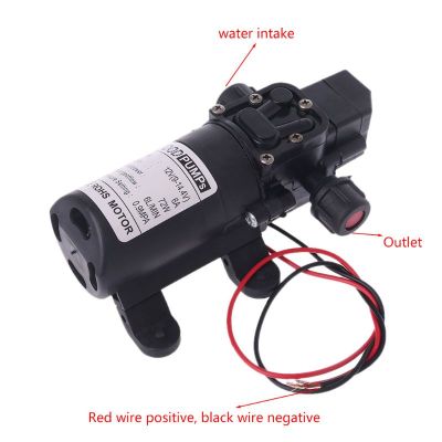 Inligent Valve DC 12V 130PSI 6LMin Water High Pressure Diaphragm Self Priming Pump 70W Hot