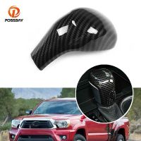 □◑✥ Car Interior Gear Shift Knob Cover Trim Sticker Carbon Fiber Look Auto Accessories for Toyota Tacoma 2016 2017 2018 2019 2020