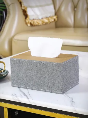 MUJI High-end Light luxury fashion household tissue box commercial napkin box paper drawer living room creative European tissue storage box Original