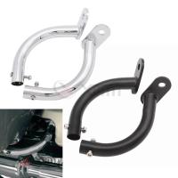 รถจักรยานยนต์ Saddlebag Guard Eliminator สนับสนุนวงเล็บ Motor Guards สำหรับ Harley Touring Electra Glide FLHT 1997-2008