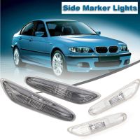 2ชิ้น12โวลต์55วัตต์ไฟไฟเลี้ยวข้างสำหรับ BMW E46 E60 E61 E83 X3สัญญาณเลี้ยว LED ไฟกระพริบมาร์กเกอร์ด้านข้าง