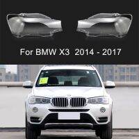 ไฟสัญญาณด้านข้างแสงโปร่งใสรถยนต์สำหรับ BMW X3 X4ไฟหน้ารถด้านหน้าเลนส์กระจก F26 2014 2015 2016 2017