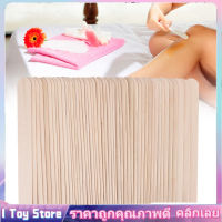 Wax 50Pcs/Box Disposable Wooden Epilation Depilatory Wax Applicator Stick