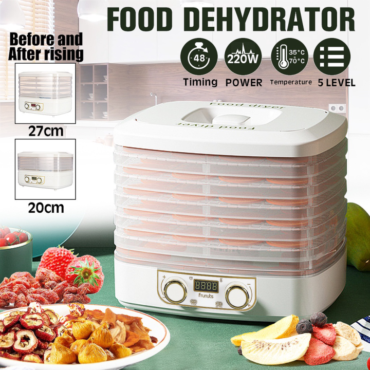 Philips Food Dehydrator 230W Dried Fruit Vegetables Herb Meat Machine ...