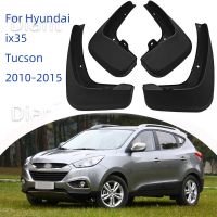 บังโคลนหน้าสำหรับรถยนต์ Hyundai Ix35 Tucson LM 2010-2015กันการสาดป้องกันการเปื้อนอุปกรณ์เสริมบังโคลนด้านหลัง