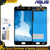 Beyondwolf หน้าจอจอ LCD แบบดั้งเดิมสำหรับ Asus Zenfone 4 Selfie ZD553KL จอแสดงผลหน้าจอสัมผัสดิจิตอลแทนการประกอบสำหรับ Asus Zenfone 4 Selfie ZD553KL จอแสดงผล ZD553KL หน้าจอ