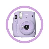 ฟูจิฟิล์มฟิล์ม Instax กล้องอินสแตนท์ Instax Mini Mini 11ออกเดทกับ Instax Essential 11สีฟ้า/เทา/ขาว/เรียบง่าย