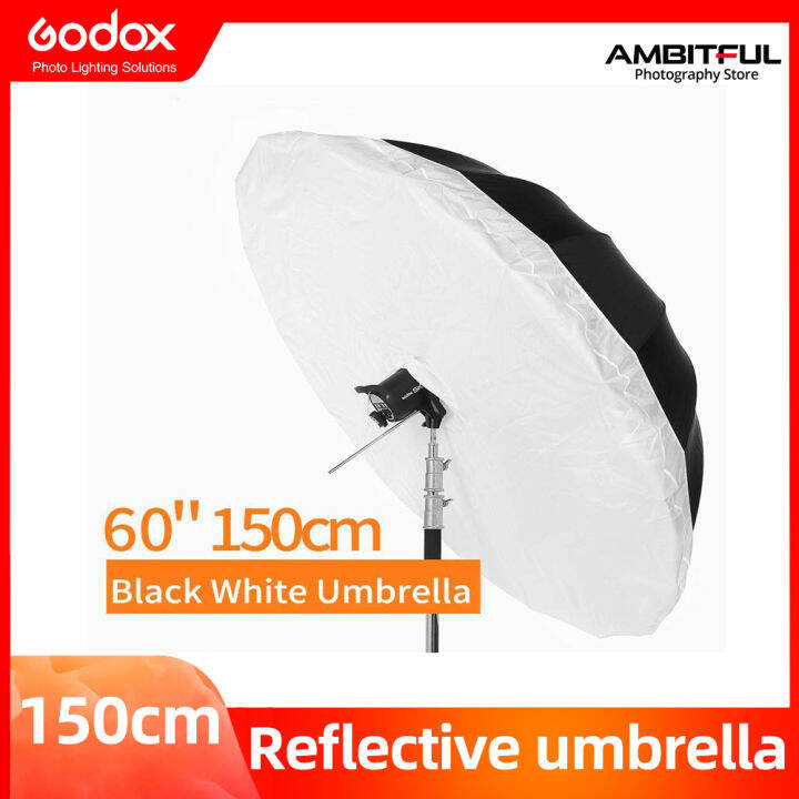 Godox 60 inch 150cm Black White Reflective Umbrella Studio Lighting