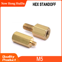 M5XL 7มิลลิเมตร Hex ทองเหลืองชายหญิง S Tandoff สตั๊ดเสาเมา PCB เกลียวหกเหลี่ยมเมนบอร์ด Spacer กลวงคอลัมน์สายฟ้าสกรู