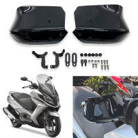 อุปกรณ์เสริมรถจักรยานยนต์ Handguards Shield Hand Guard Protector กระจก Fit สำหรับ KYMCO DOWNTOWN 350i 300i 200i 125i 2015-2021