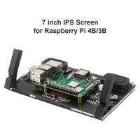 ชุดโมดูลจอแสดงผลหน้าจอสัมผัส IPS 7นิ้วสำหรับ Raspberry Pi 4B/3B